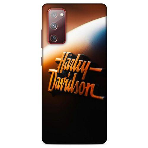Samsung Galaxy S20 Fe Uyumlu Kılıf Motorsiklet (47) Crystal Flex Kılıf Harley