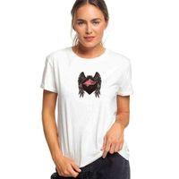 Selçuklu Kahverengi Kartalı Göktürk Baskılı Beyaz Kadın Tshirt