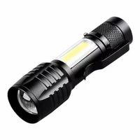 Wison Ws-5454 Taktik El Feneri Usb Şarj Edilebilir Kamp Feneri Cob Zumlanabilir Mini Taşınabilir El Feneri