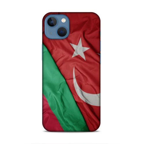 Apple iPhone 13 Mini Uyumlu Kılıf Azarbaijan (10) Full Koruma Kılıfı Türk & Azerbaycan Bayrak