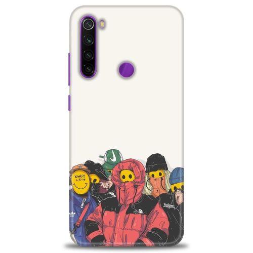 Xiaomi Redmi Note 8 Kılıf HD Baskılı Kılıf - Adamlar + Tam Ekran Koruyucu