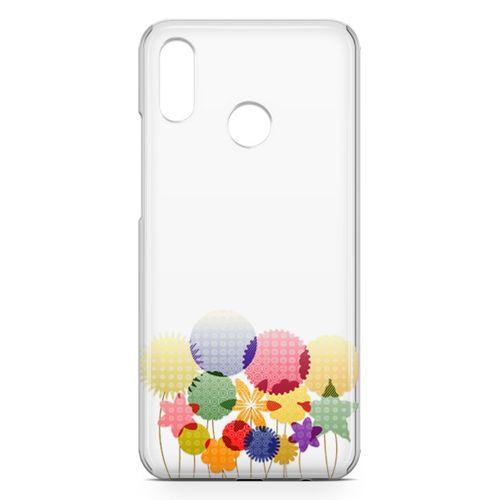 Huawei Nova 3e Kılıf Konfeti Yıldızlar Arka Kapak Koruma Desenli Full Koruyucu