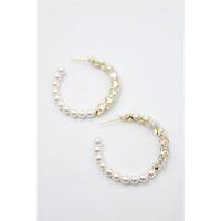 Zirkon Taşlı Küpe - Altın