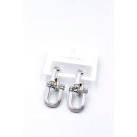 Tf Zincir Küpe - Gümüş