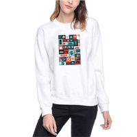 Riverdale Karma Baskılı Beyaz Kadın Sweatshirt