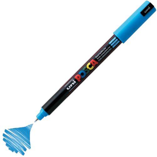 UNİBALL POSCA 0.7 SU BAZLI BOYAMA MARKÖRÜ BUZ MAVİSİ  (N)- (UNİ-PC-1MR )