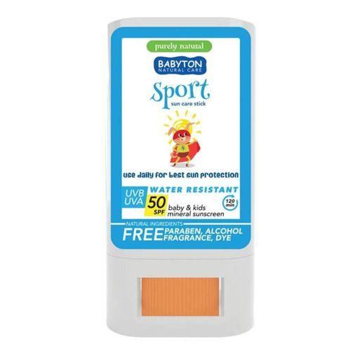 Babyton Bebek ve Çocuklar İçin Suya Dayanıklı Güneş Koruyucu Stick 20 Gr 50 SPF