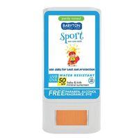 Babyton Bebek ve Çocuklar İçin Suya Dayanıklı Güneş Koruyucu Stick 20 Gr 50 SPF