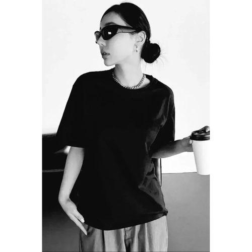 Pilelistore Unisex Baskılı Oversize T-Shirt - Siyah