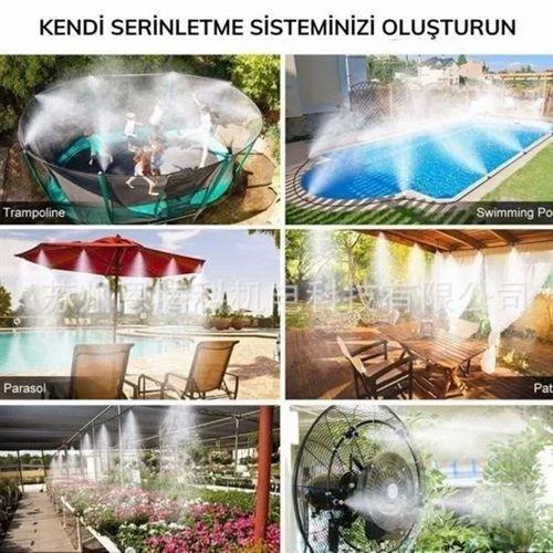 10 Metre Kendin Yap Balkon Veranda Çardak Kamelya Sulama Serinletme Ve Nemlendirme Sistemi