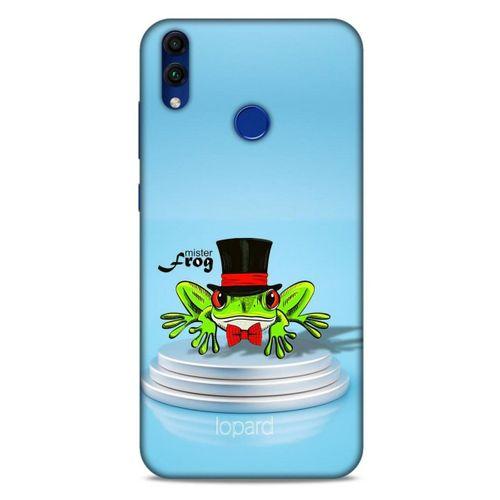 Huawei Honor 8C Kılıf FunnyMaX (7) Telefon Kılıfı Açık Mavi Kurbağa