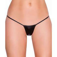 Siyah Deri Görünümlü Tanga Brf1111