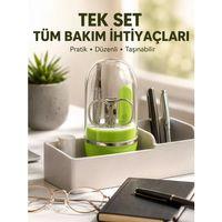 Yeşil Tırnak Bakım Seti Cımbız Makas Tırnak Makası Ve Törpü