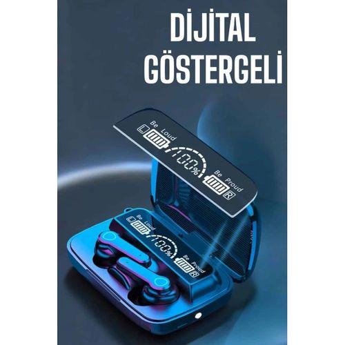 Bluetooth Kulaklık Dijital Göstergeli Kablosuz Uzun Pil Ömrü