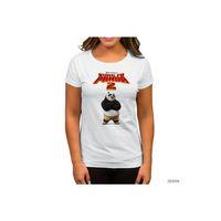 Kung Fu Panda Beyaz Kadın Tişört