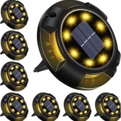 4'lü Solar Panelli Kazıklı Zemin Solar Ledi 8+4 Led Gün Işığı