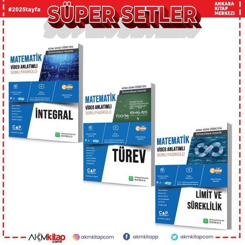 Çap Yayınları Limit Türev ve İntegral Fasikülleri Seti 3 Kitap