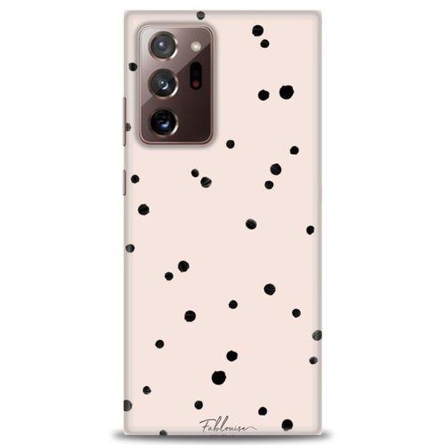 Samsung Galaxy Note 20 Ultra Kılıf HD Baskılı Kılıf - Puantiye + Tam Ekran Koruyucu