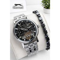 Slazenger Otomatik Full Çelik Gece Gündüz Fonksiyon Mehtap Özellikli 100 Mt Suya Dynklı VS.BLKT.0965