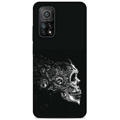 Lopard Xiaomi Mi 10T 5G Uyumlu Kılıf Tattoo's (9) Kılıf Beyaz Siyah