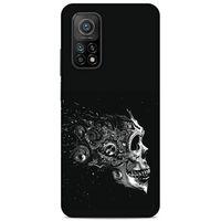 Lopard Xiaomi Mi 10T 5G Uyumlu Kılıf Tattoo's (9) Kılıf Beyaz Siyah