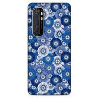 Xiaomi Mi Note 10 Lite Uyumlu Kılıf Mavi Delisi (37) Silicone Cover Daireler