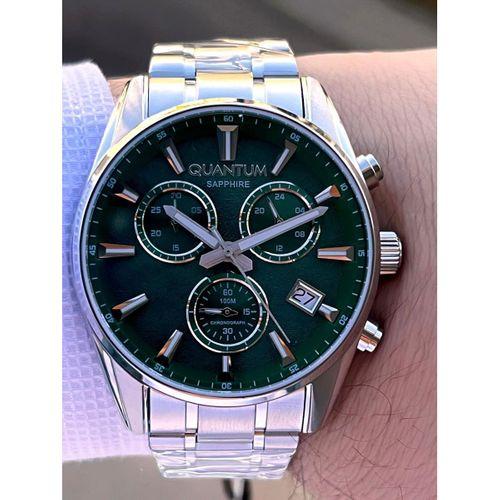 Quantum Sapphire Cizilmez Cam Çelik Kordon İç Kadran Fonksiyonları Aktif 10 Atm Erkek Kol Saat NQ370