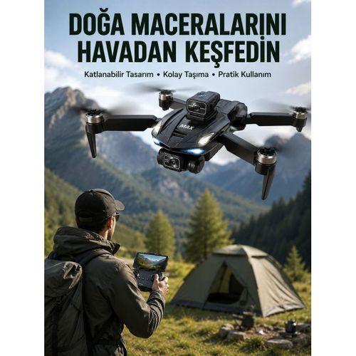 Canlı Görüntü Aktarımlı Çift Kameralı Uzaktan Kumandalı Drone