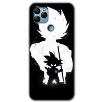 MRCİLETİSİM General Mobile GM 22 Plus Kılıf HD Desen Baskılı Arka Kapak + Temperli Cam - Anime