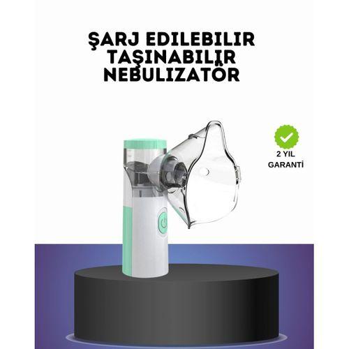 Ultrasonik Frekanslı Şarj Edilebilir Nebülizatör