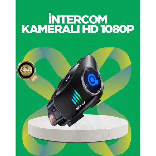Q28 Bluetooth Kask Kulaklık 1080p Kamera – Su Geçirmez Motosiklet Interkom