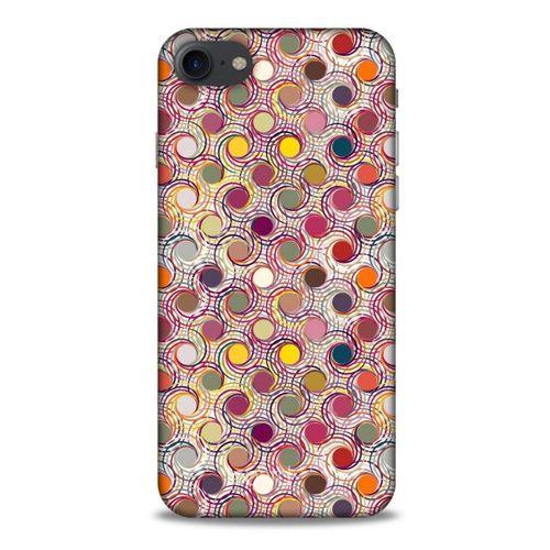 Apple Iphone 7 Kılıf Pastel Renkler (36) Glitter Kılıf Sarı Pembe