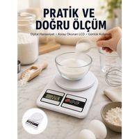 Pratik Ve Şık Tasarımıyla Dijital Mutfak Tartısı Yeni Nesil