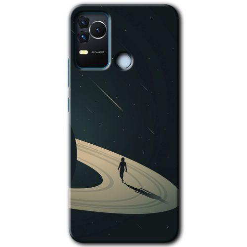 Omix X400 Kılıf HD Desen Baskılı Arka Kapak - Space Planet