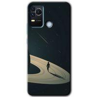 Omix X400 Kılıf HD Desen Baskılı Arka Kapak - Space Planet
