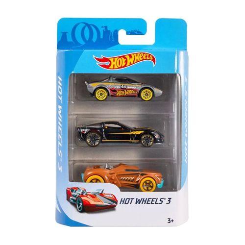 Çocuk K5904 Hot Wheels 3'lü Araba Seti