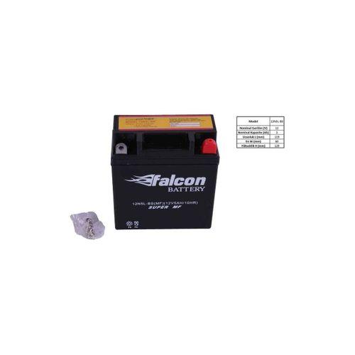 FALCON Kmt Çelik 100 12-v 5 Ahr (12n5l-bs) Kuru Akü (cub-ybr) Orj Orijinal