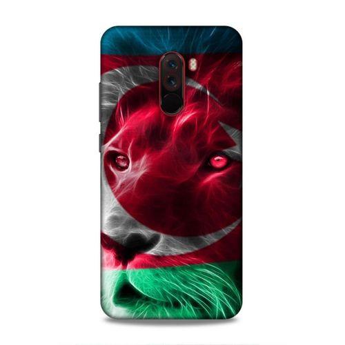 Xiaomi Pocophone F1 Uyumlu Kılıf Azarbaijan (23) Ultra Koruma Kılıfı Aslan Bayrak