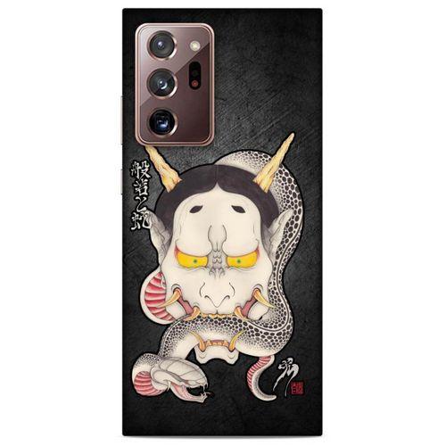 Lopard Samsung Galaxy Note 20 Ultra Uyumlu Kılıf Tattoo's (50) Shockproof Kılıf Hannya Kijo Dövme