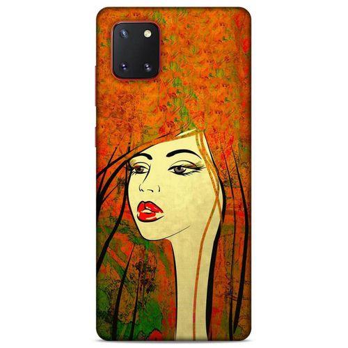 Lopard Samsung Galaxy Note 10 Lite Uyumlu Kılıf Sürreal Yüzler ♀ (30) Silicone Case Desenli