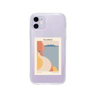 iPhone 11 Palermo Desenli Premium Şeffaf Silikon Kılıf