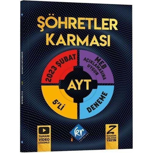 2023 AYT Şöhretler Karması 5 li Deneme Özel Baskı KR Akademi