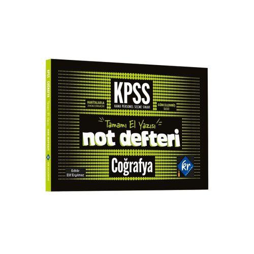 KPSS Coğrafya Konu Anlatımlı Not Defteri KR Akademi
