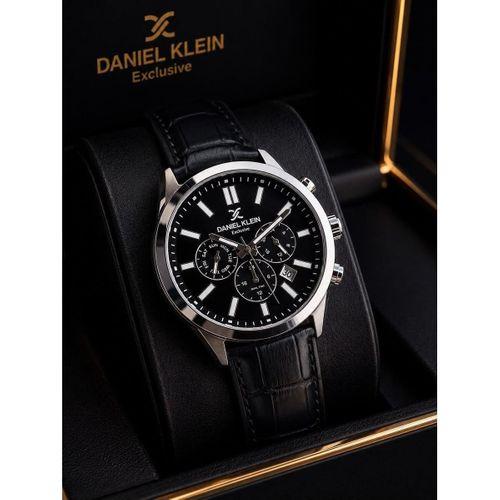 Daniel Klein Damat Ve Takım Elbiseye Özel 2 Yıl Garantili Deri Kordon Erkek Kol Saati VS.BLKT.1067