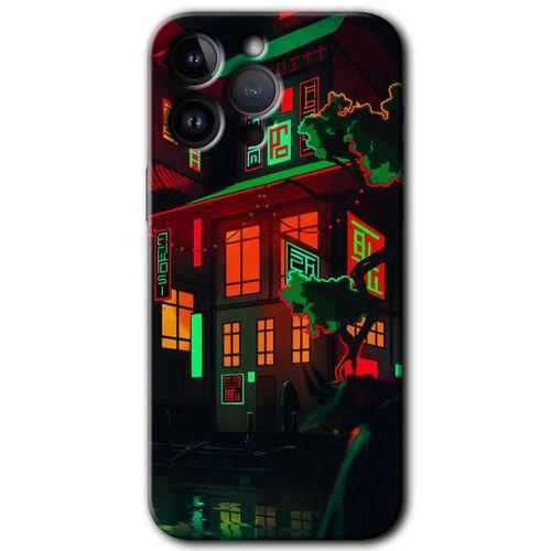 Potkal Hediye Fabrikası iPhone 14 Pro Max HD Baskılı Kılıf + 9D Tam Ekran Koruyucu - China Street