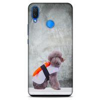 Huawei Psmart 2019 Kılıf Köpek Kıyafetleri (39) Liquid Crystal Kılıf China Sushi Yağmurluk
