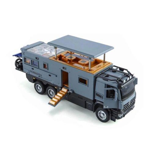 Eğitici Oyuncak XHD-B3217 -Vardem Çek Bırak Işıklı ve Sesli Model Motorlu Karavan 1:24