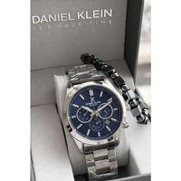Daniel Klein Erkek Kol Saati 30 Metre Suya Dayanıklı Çelik Kordon + Bileklik Hediyeli VS.BLKT.0811