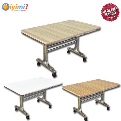 İyimi Pratik Orta Sehpa - Tekerlekli Masa 60x100