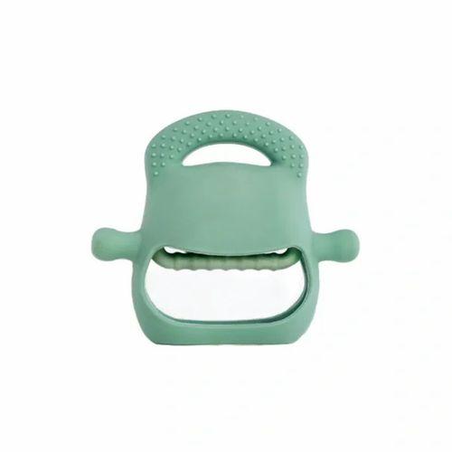 Koyu Yeşil Bebek Silikon Diş Kaşıyıcı
